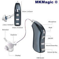 20 Channel Best Digital Hearing Aids Rechargeable Hearing Aid Mini Sound Amplifier Elderly High Power Noise Reduction audifonos