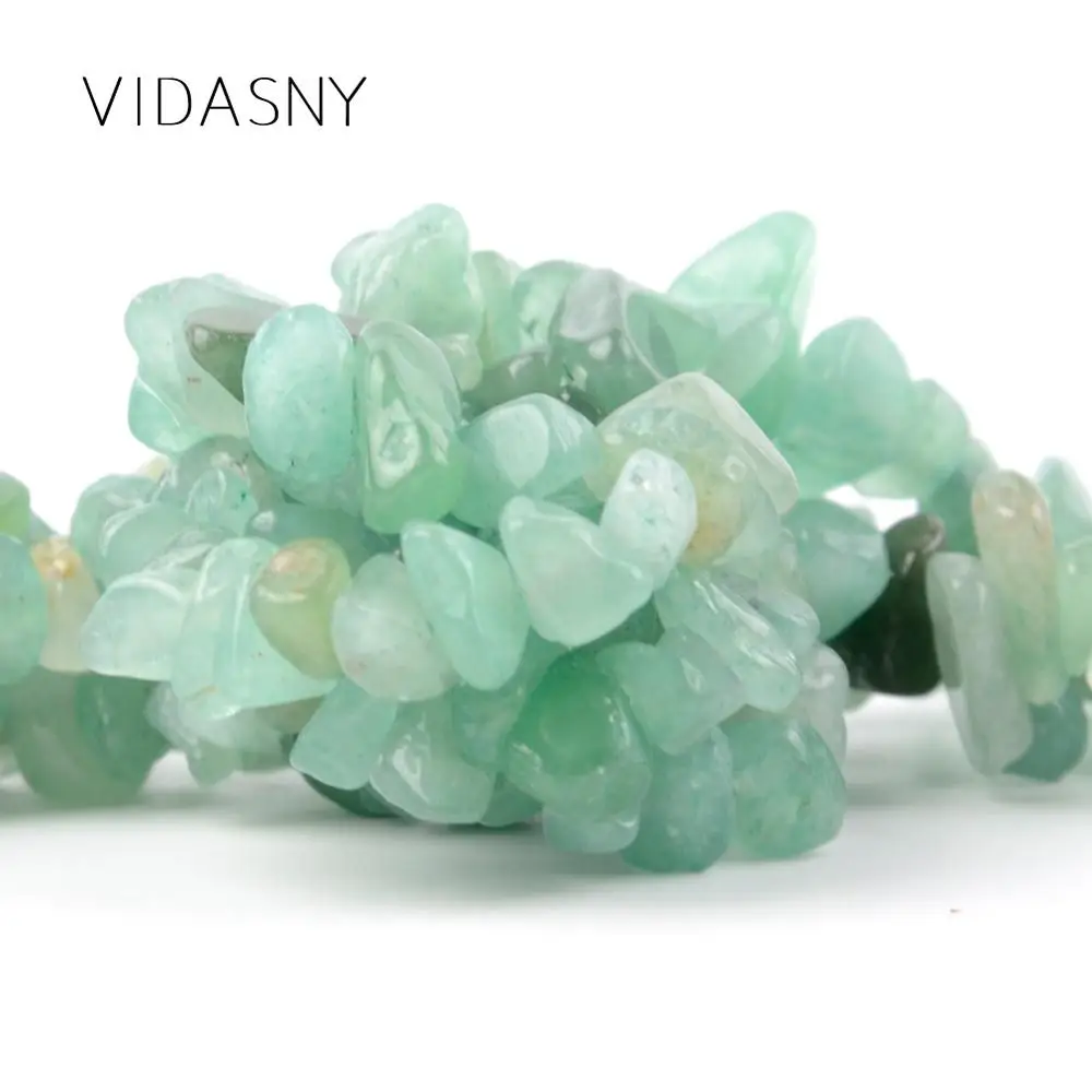 Natural Stone Beads Green Aventurine Irregular Chip Beads For Jewelry Making 3-5-8-12mm Spacer Beads Diy Necklace Bracelet 16''