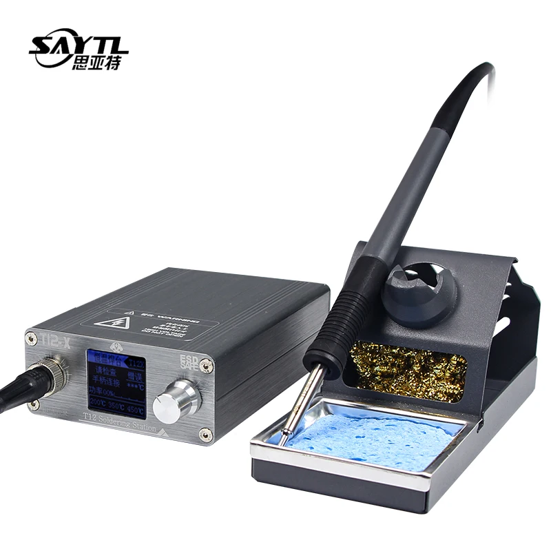 

OSS T12-X Soldering Station electronic welding iron LED Digital display BGA Rework Station With Soldering Tips Welding tools