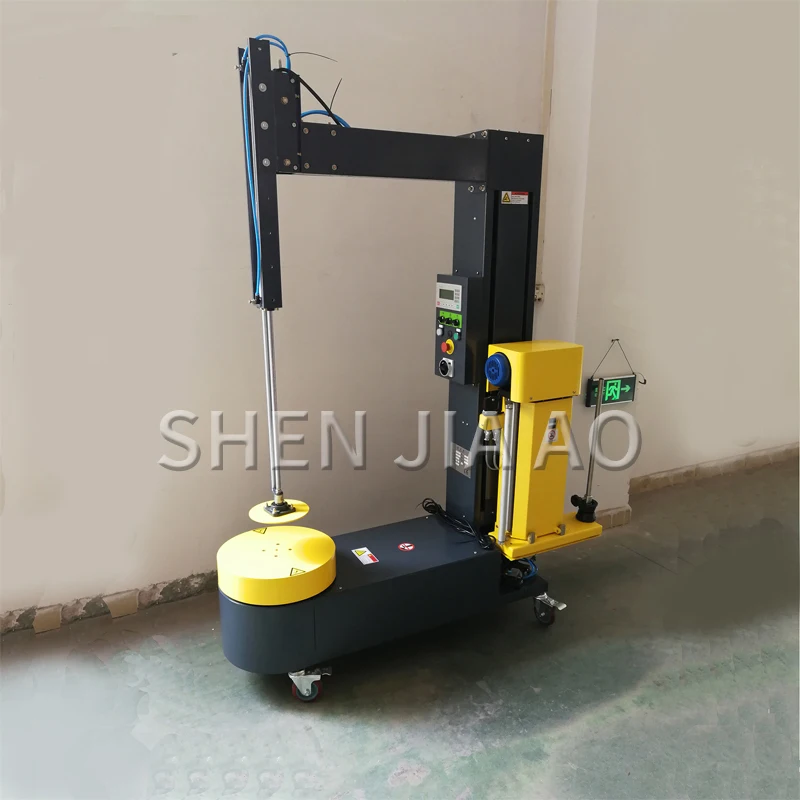 1pc máquina de enrolamento automático de bagagem MY-5060B pequena bandeja de papelão enrolamento máquina de embalagem de caixa