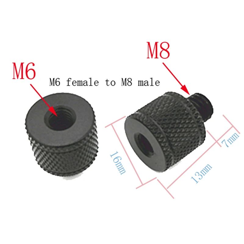 M6 M8 M10 to 1/4 or 3/8 Male to Female Screw Mount Adapter Tripod Plate Screw for SLR camera photography accessories