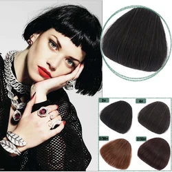 Clip de 6 pulgadas y 16 colores para el cabello, accesorios para el cabello, flequillo falso sintético, pieza de cabello, extensiones de cabello