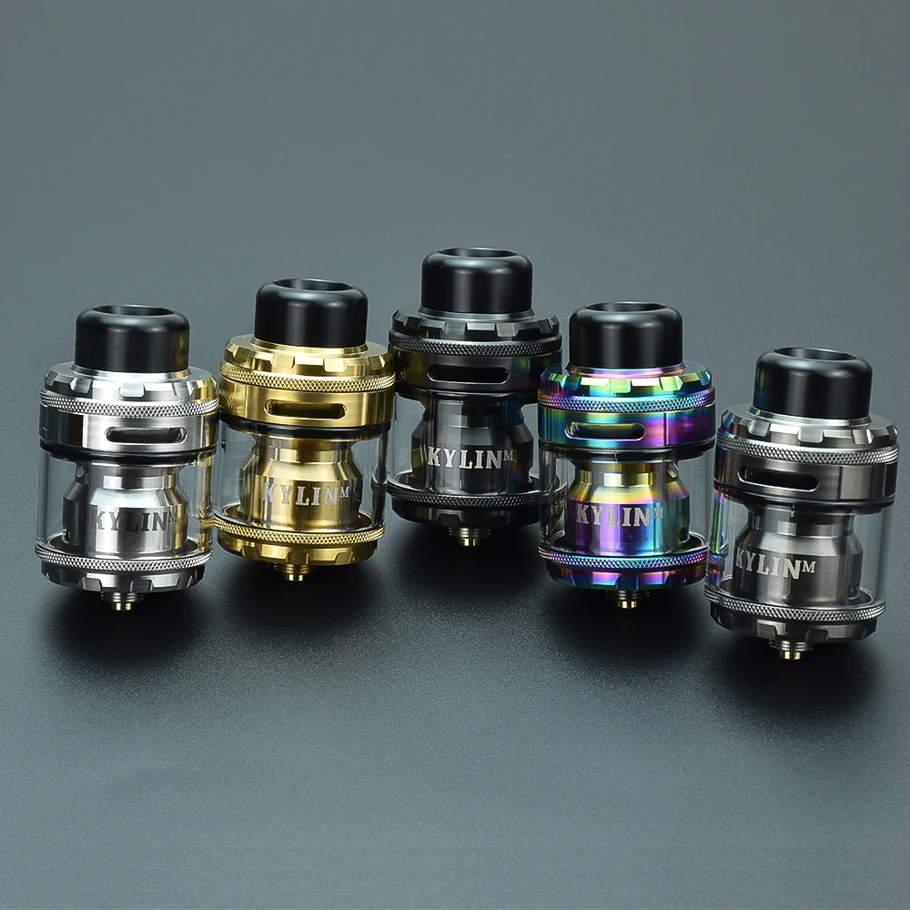 Kylin M Pro RTA 24.2mm mesh atomizer 6ml/8ml e-cigarette tank top airflow vape atomizer 316 SS DIY Rebuildable Vaporizer rta