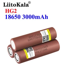 Liitokala  HG2 18650 battery 3000 mAh 3.6 V Max discharge 30A Dedicated  battery