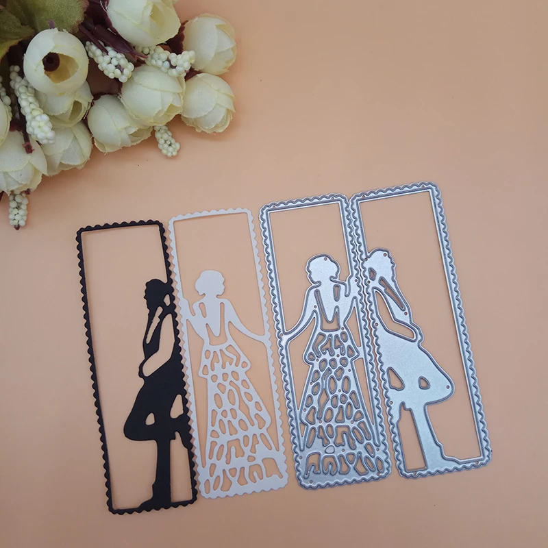 Wedding Bride Bridegroom Lady Gentelman Cutting die cutter Knife mold for Scrapebooking Card Paper craft Stencil Knife Mould