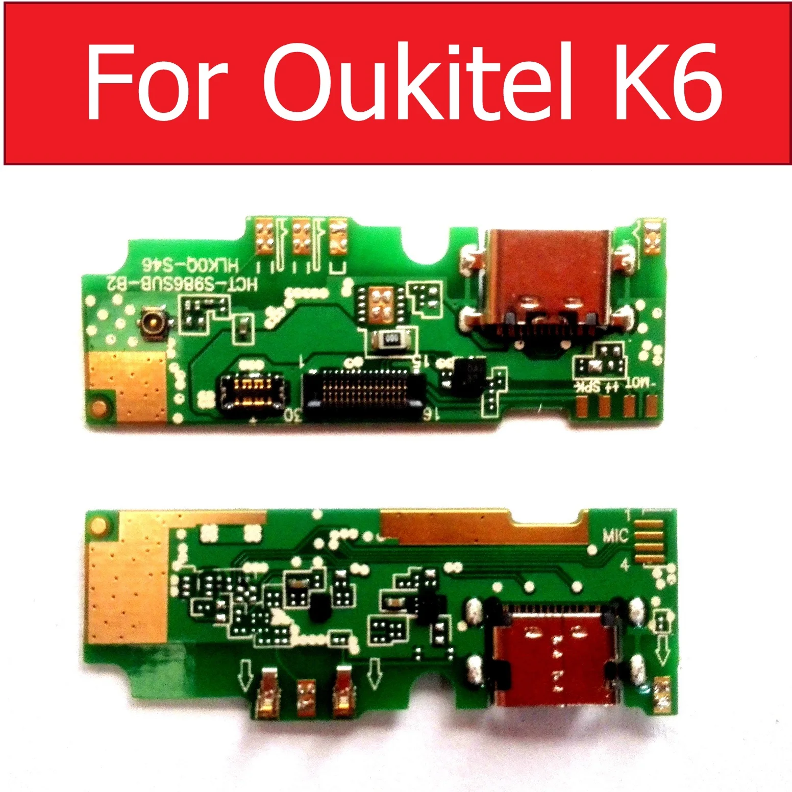 

Usb зарядное устройство Jack Prot Board для Oukitel K6 Chargring Plug Dock Board запасные аксессуары Запчасти для ремонта