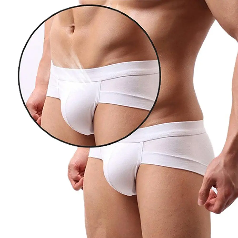 Men\\\'s Sexy Bulge Pouch Underwear Briefs Soft Elastic Modal Low Rise Underpants Men Underpants