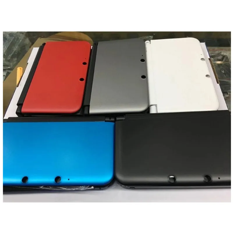 

Чехол для Nintendo 3DS XL/LL, чехол для консоли с винтами и кнопками, красный/серебристый/белый/синий/черный цвета