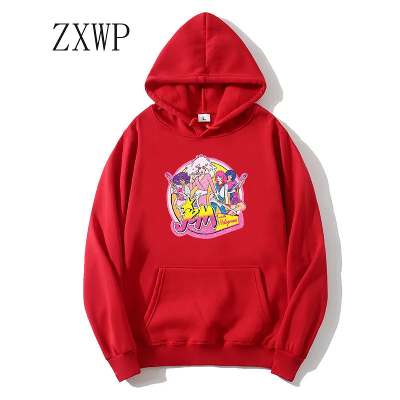 Women Hoodies Swearters Ptinted Fashionable Jem and the holograms Hoody New Hip Hop Streetwear Pullovers Women Clothing