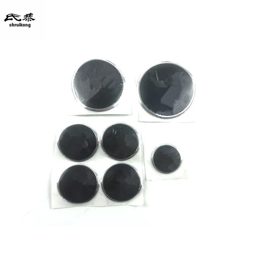 PVC material black logo car stickers steering wheel, wheel hub,the rear front Engine Hood for Skoda Octavia  Fabia Superb