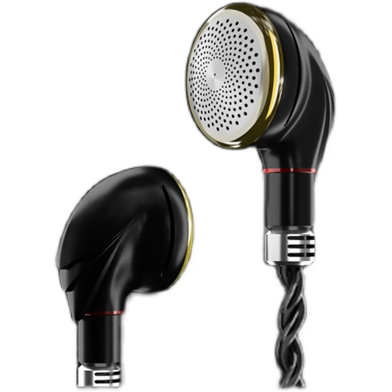 

7HZ Beatles P-TWOS HIFI 14.2mmDynamic Earphone Earplugs Semi-open Headphones Detachable Cable MMCX Audiophile Flat Head Earbuds