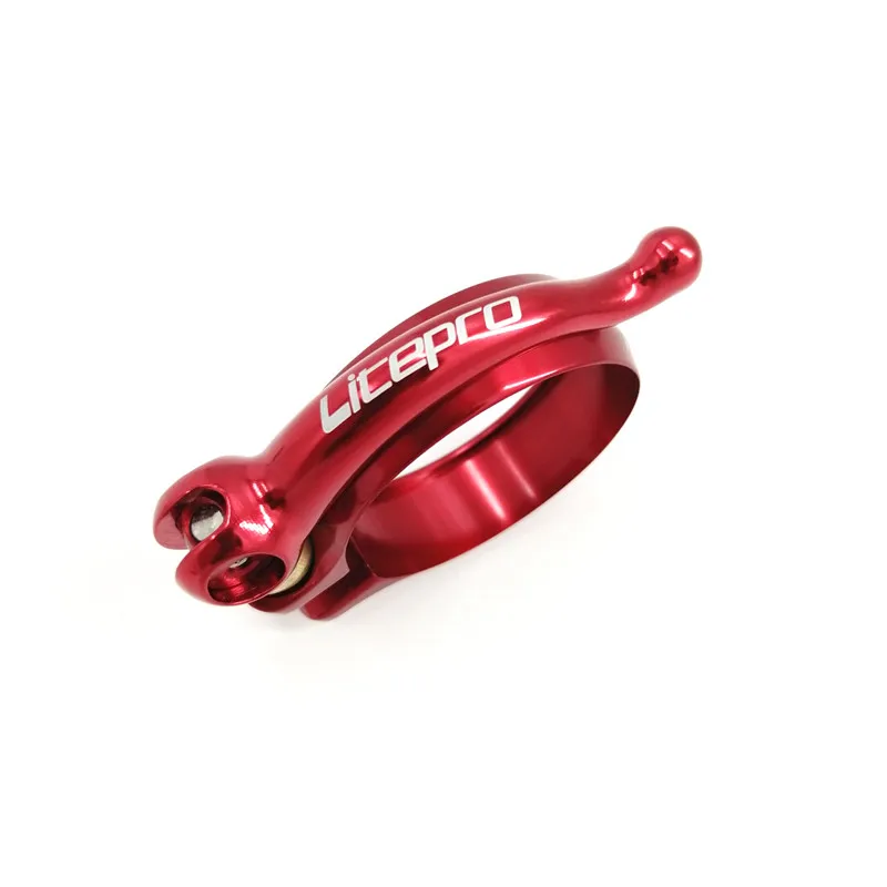 Litepro 41mm 40mm Seatposts Clamps Aluminum Alloy Black-Red-Gold-Silver-Blue Folding Bike Electric Bicycle Seat Tube Clamp