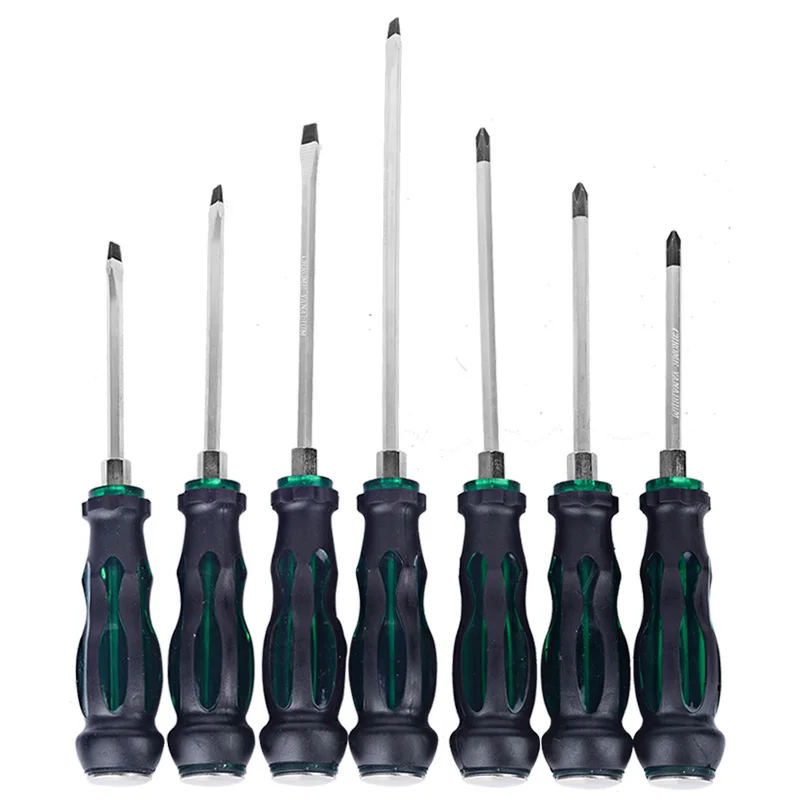 OUDISI 1 pz 4 "-8" cacciavite magnetico in acciaio al cromo vanadio con intaglio e testa a croce cacciavite a percussione esagonale misto