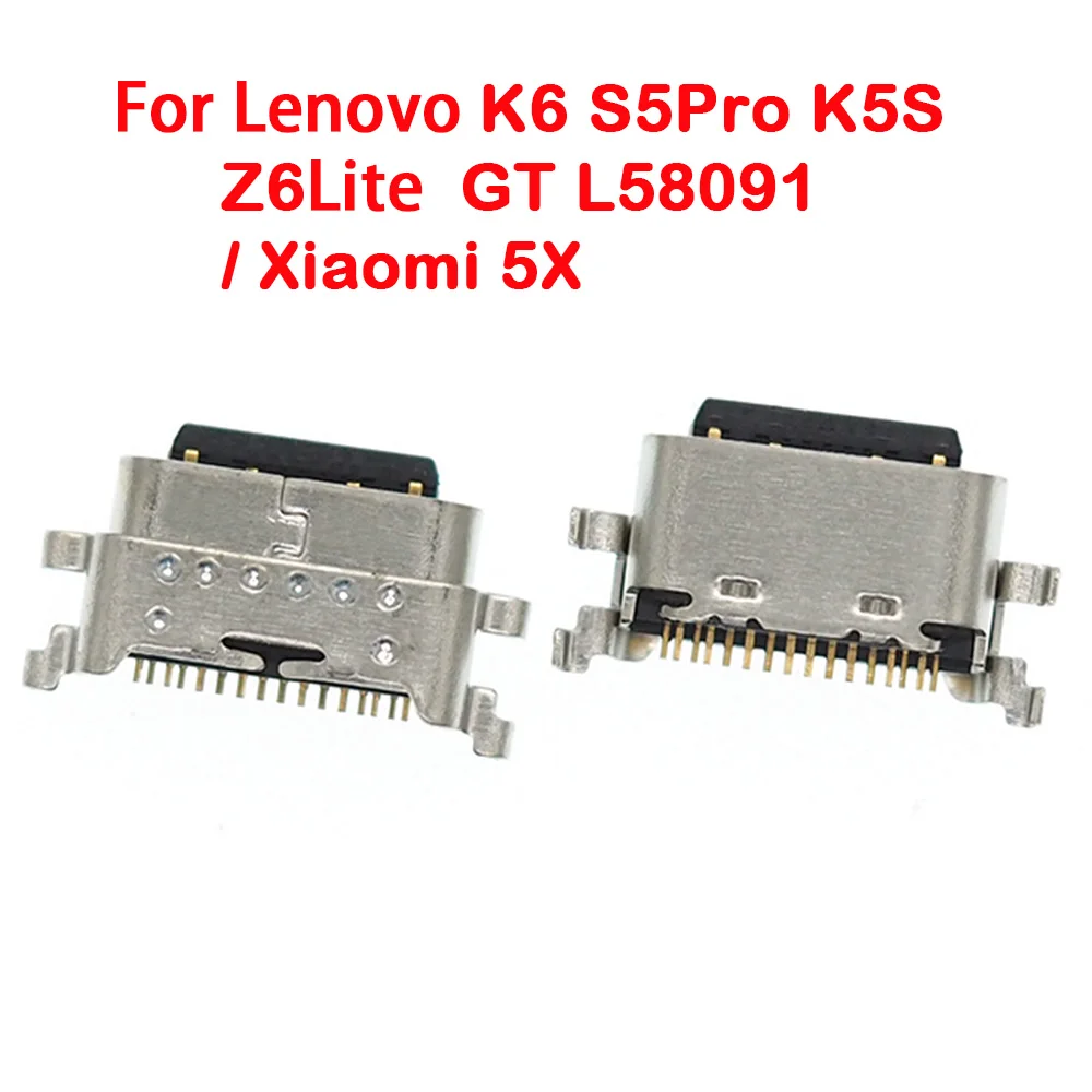 Connettore USB tipo C per Lenovo K6 K5S S5 Pro GT / Z5 Z6 Lite presa di ricarica per Dock di ricarica USB spina Jack per Xiaomi 5X
