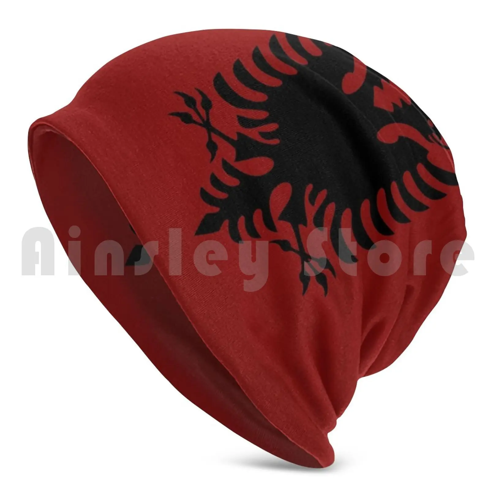 Albanian Flag Beanies Knit Hat Hip Hop Albanian Flag Kosovo Flag Albania Balkans Republic Of Kosovo Flag Flag