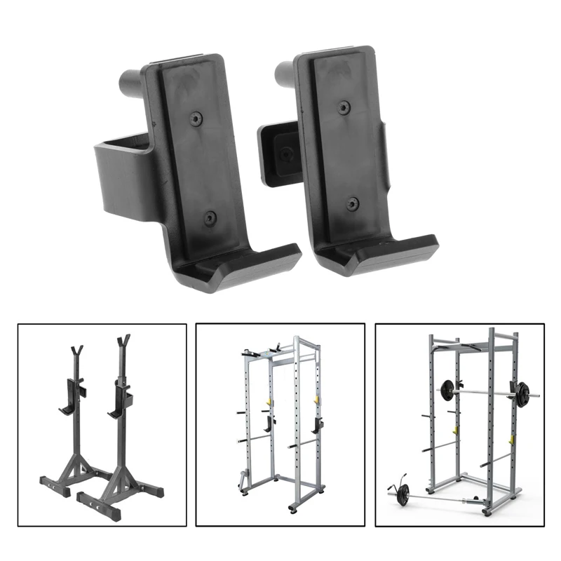 

Squat Rack J Hook Safety Barbell Holder for Power Rack/Weight Rack