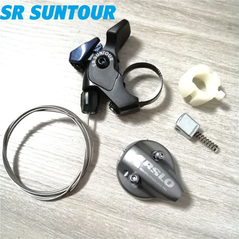 Sr Suntour Garpu Depan XCM XCR EPICON Epizon Remote Lockout Gagang Tuas Perakitan Garpu Remote Kecepatan Kunci Keluar Bagian Perbaikan