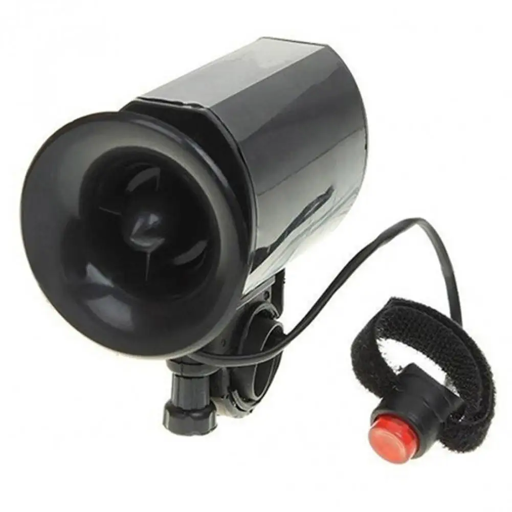 9V Electronic Bicycle Bell 6 Sound Effect Loud Alarm Speaker Warning Safety Police Siren Bicycle Handlebar Alarm Ring bicicletas