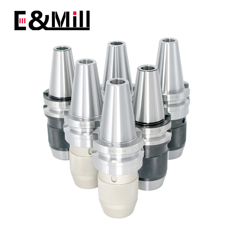 BT30 BT40 BT50 APU08 APU13 APU16 Tool Holder BT APU Drill chuck CNC Integrated Self tightening Milling Tools Holder Drill bit