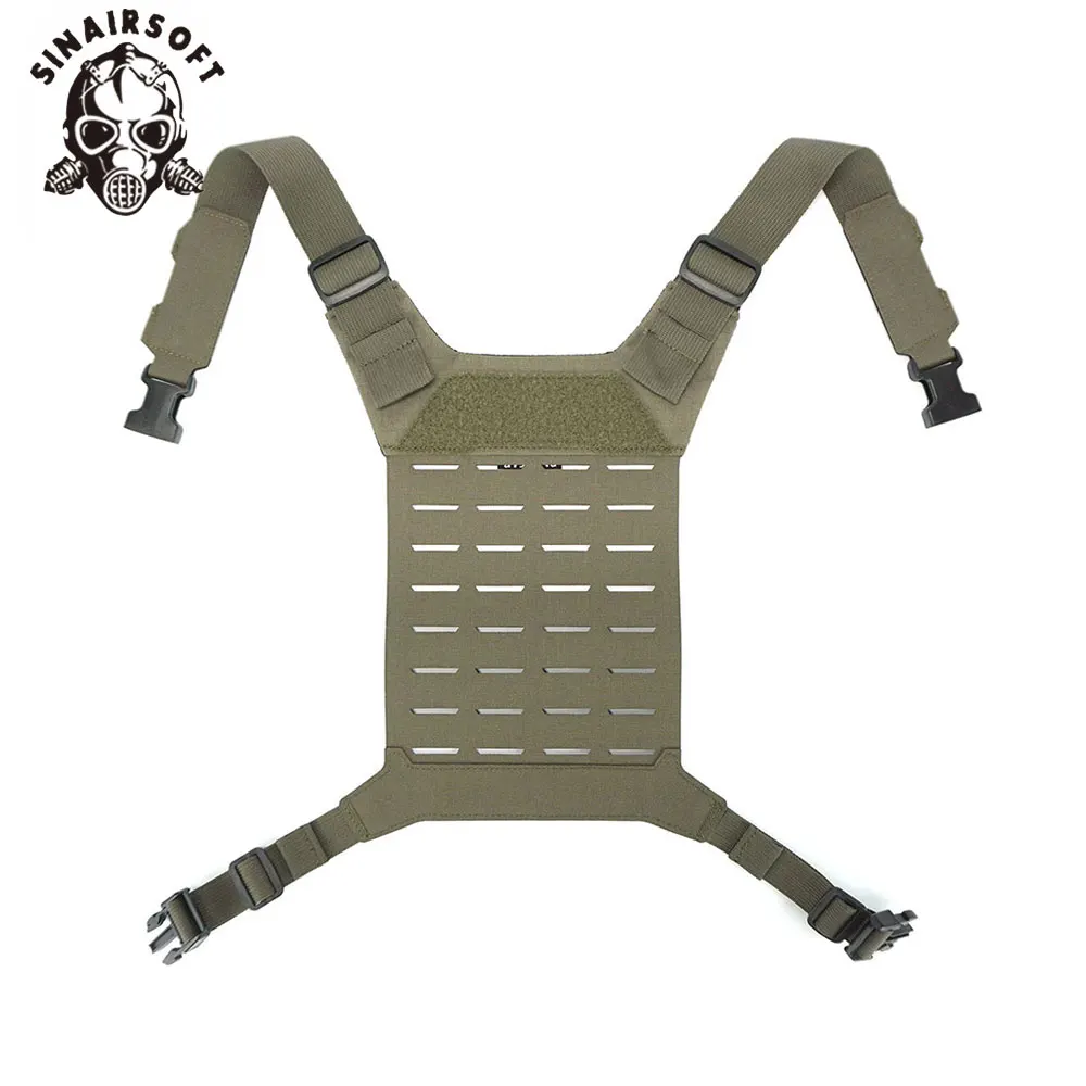 Imagem -05 - Tactical d3 ss mk Peito Rig Caça Airsoft Molle Vest Equipamento de Peito Strap Colete Universal Painel Traseiro Acessórios de Equipamento