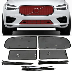 Stainless Front Grille Insert Net Insect Screening Mesh Cover Trim for Volvo XC60 2018 2019 2020 Sport