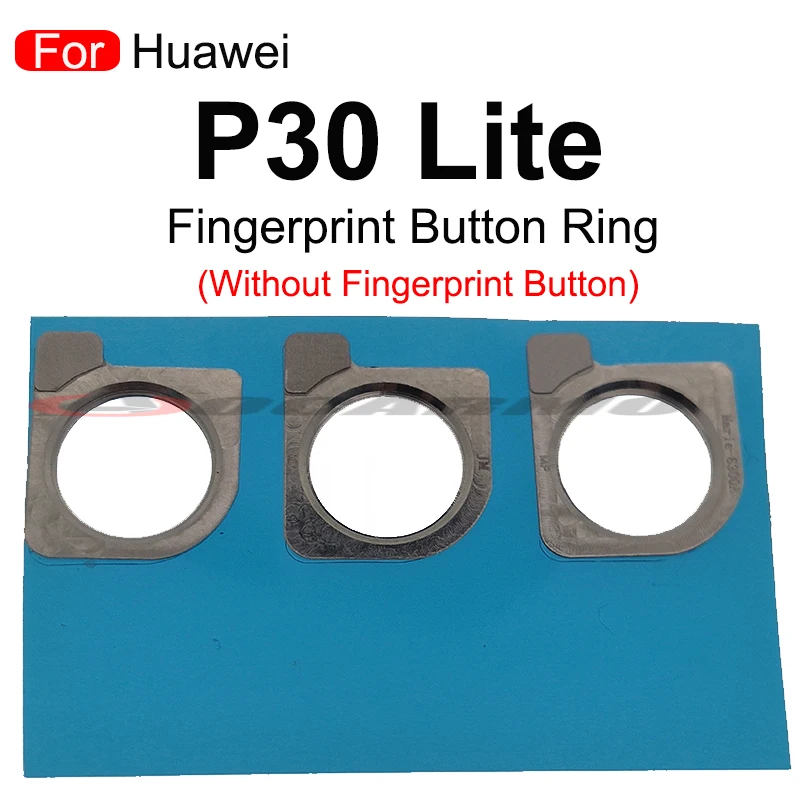 Fingerprint Sensor Home Button With Frame Ring Flex Cable For Huawei P30 Lite Replacement Part