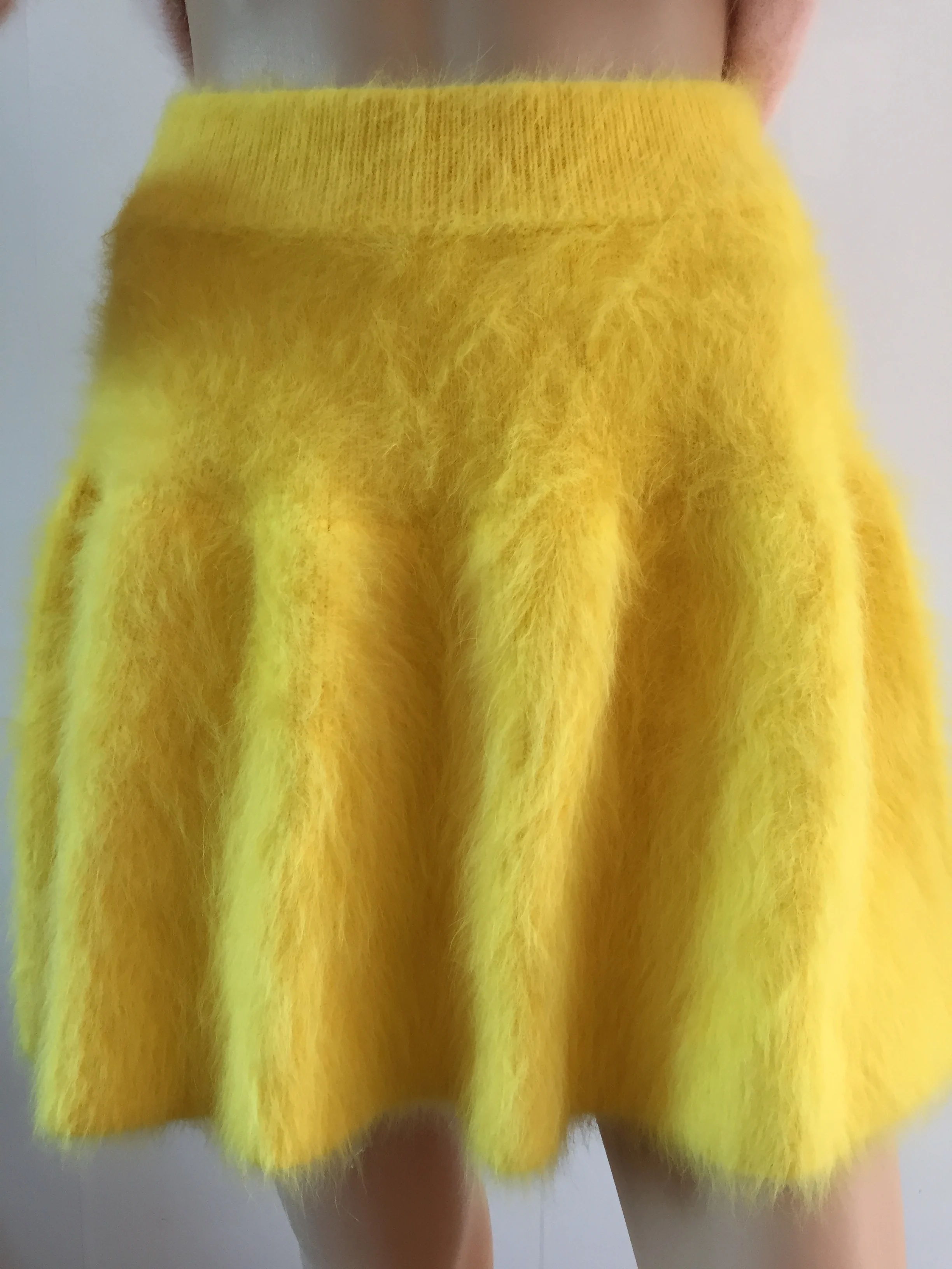 Woman backing skirt Mink cashmere Knitted skirt free shipping S288