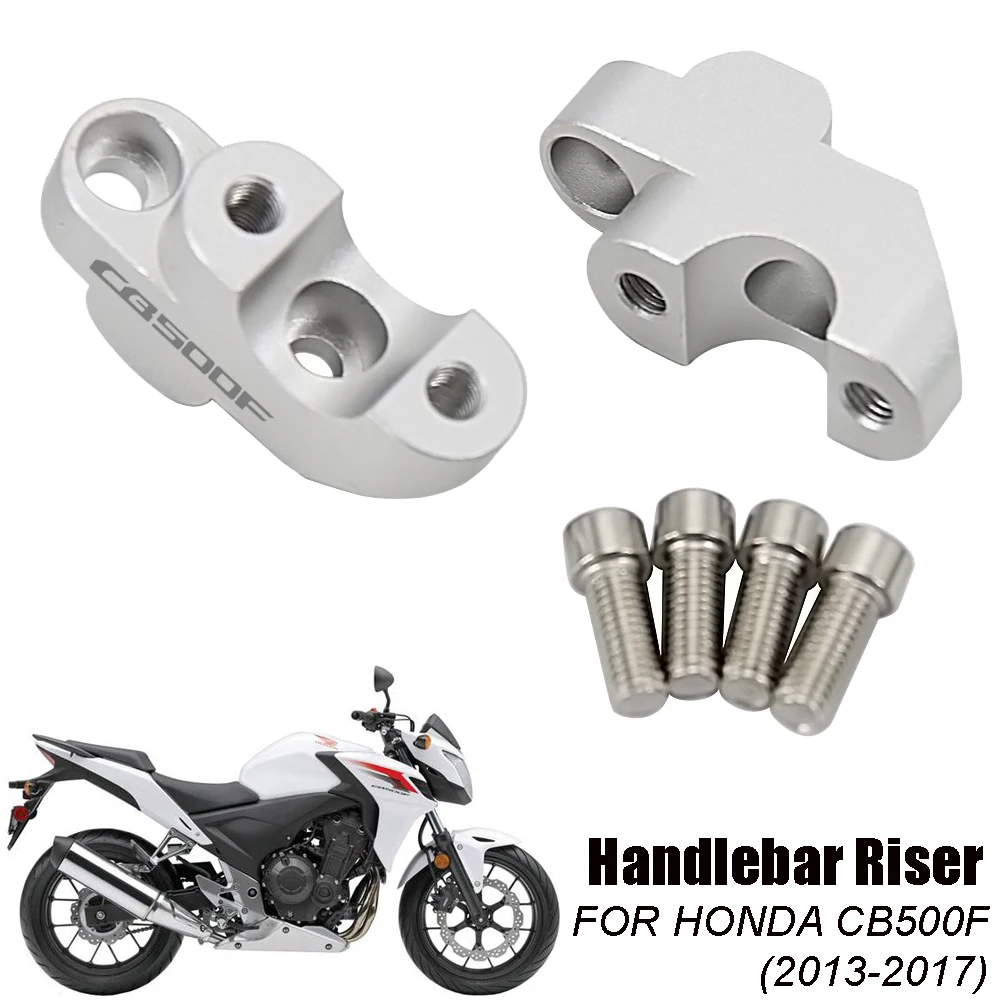 

FOR HONDA CB 500F CB500F Motorcycle Accessories Riser Lifting Handlebar Clamp Handlebar Riser CB500 F 2017 2016 2015 2014 2013