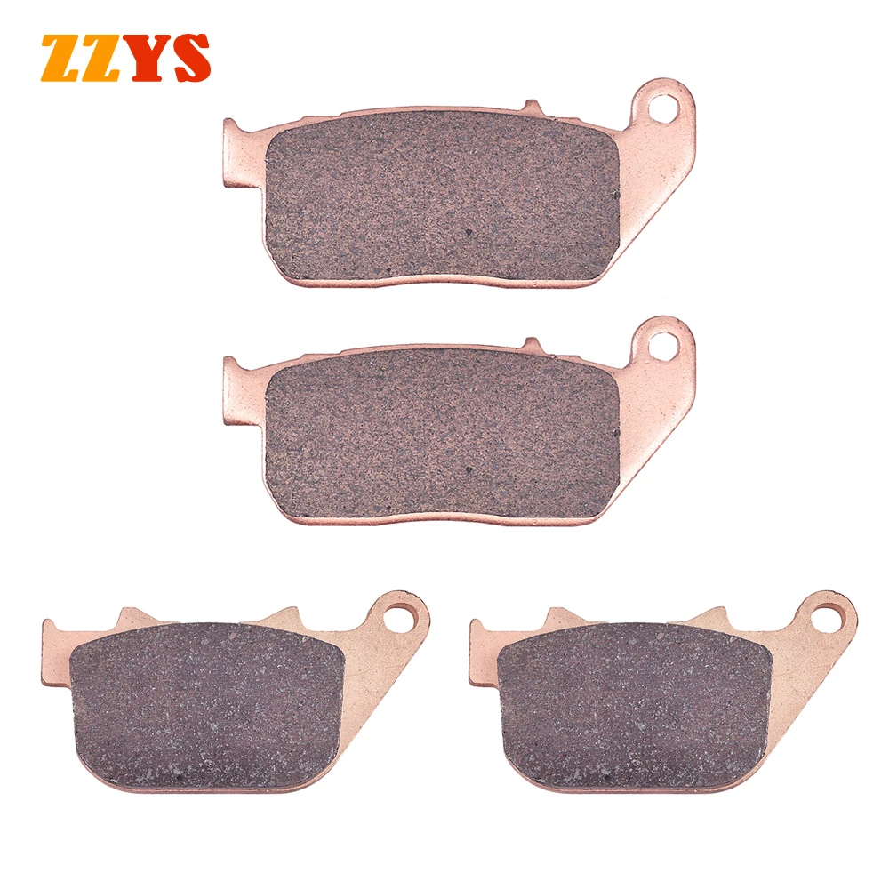 Front and Rear Brake Pads Set For HARLEY DAVIDSON 883 XL883L Superlow XL883N Iron 883 XL1200 XL1200C XL Sportster Custom 1200