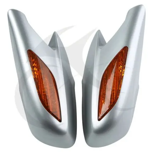 Motorcycle Left & Right Rear View Mirrors Turn Signal Lens For Honda ST1300 2002-2011 2010 2009 2008 2007 06 05 04 03 ABS