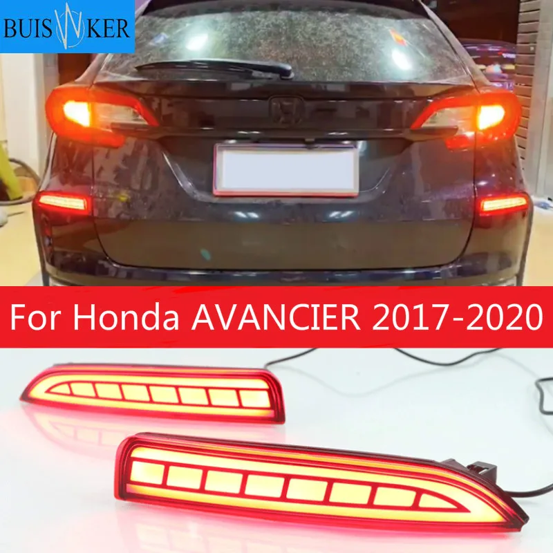 

2PCS Rear Bumper Tail Light Driving Lamp Turn Signal Lamp Rear fog lamp LED Reflector For Honda AVANCIER 2017-2020