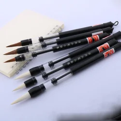 6Pcs/Set brush PEN water art calligraphy Brush hand writing WATER COLOR Pen Drawing Pen Stationery Office Supplies