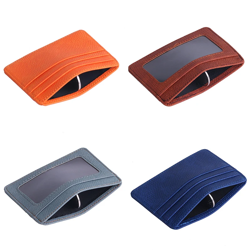 Fashion Lizard Pattern Leather Business Card Holder Driver License Multi Slot Card Slim Wallet For Men Card Wallet Short Purse