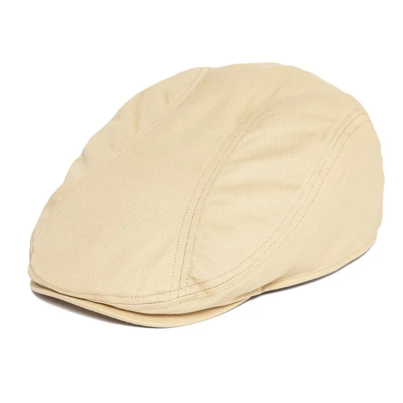 BOTVELA Twill New Flat Cap Men 100% Cotton Ivy Caps Golf Baker Boy Hat Summer Fall Newsboy Hat