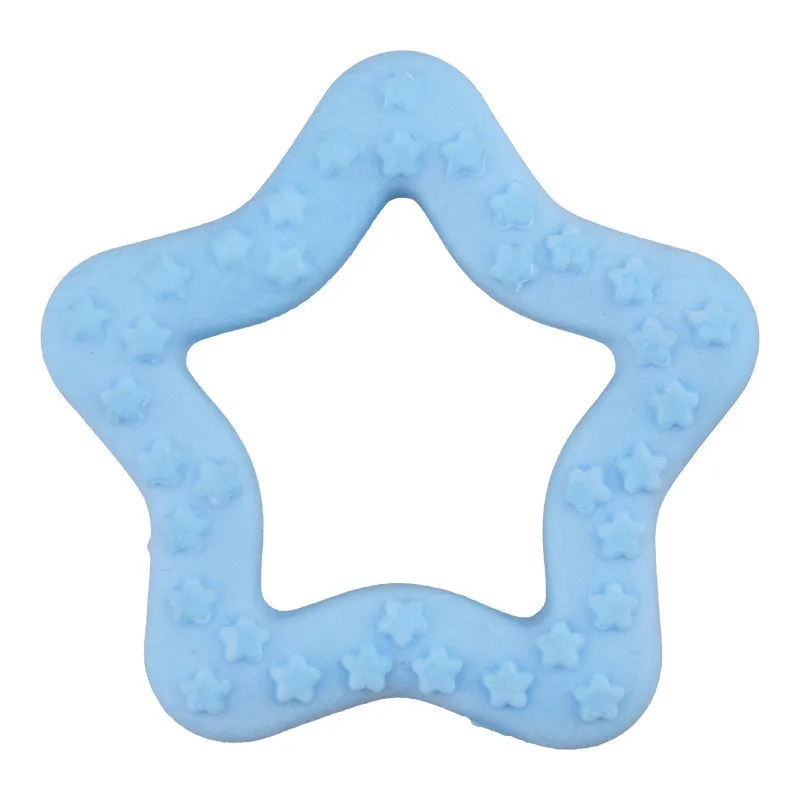 Dog Biting Toy TPR Milk Scented Foaming Star Molar Teeth Cleaning Pet Supplies Dog Teethers Rubber Dog Dog Teeth Cleaning Toy