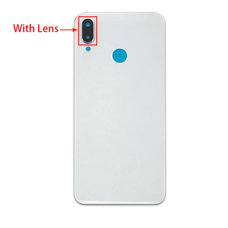 For Nova3i Back Battery Glass Cover Panel Rear Door Case For Huawei Nova 3i Back Cover Housing With Camera Lens