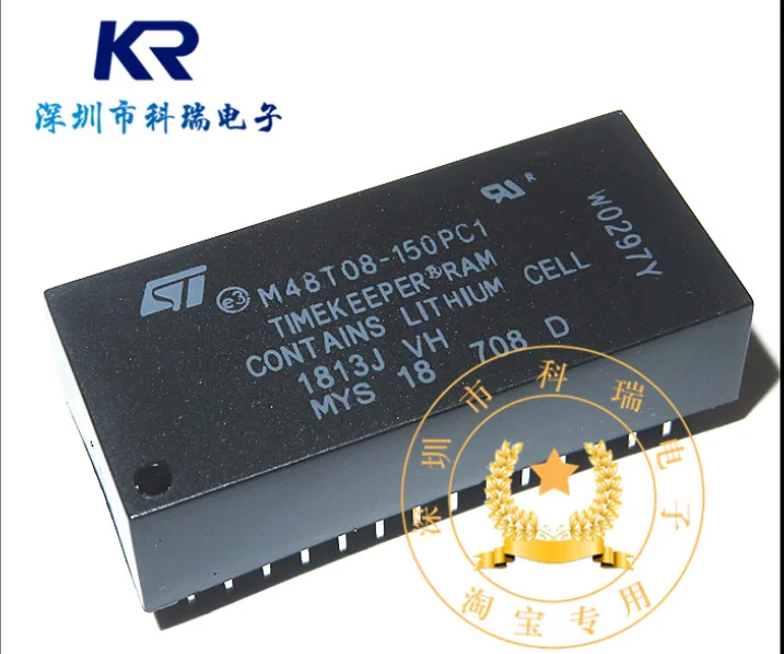 

Mxy 5PCS M48T08-150PC1 M48T08 48T08 DIP28 64 Kbit 8Kb x 8 TIMEKEEPER SRAM Module New real time clock IC chip