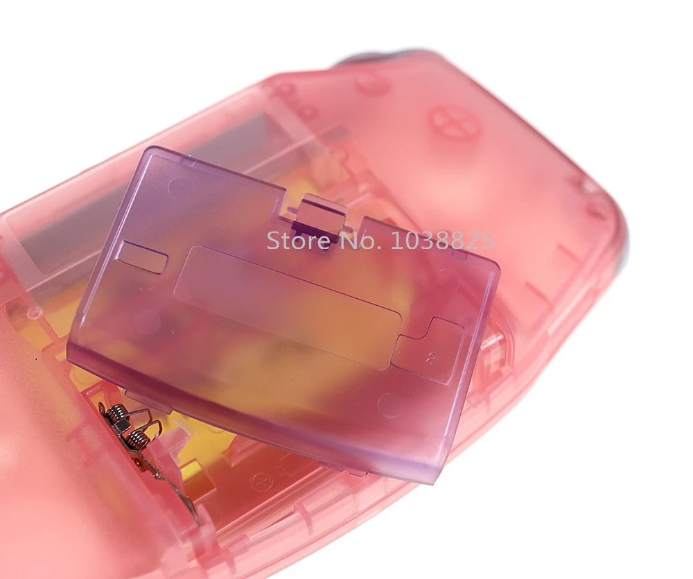 닌텐도 게임보이 어드밴스 GBA 뒷문 케이스 배터리 커버, 뚜껑, 도어 교체, 로고 포함