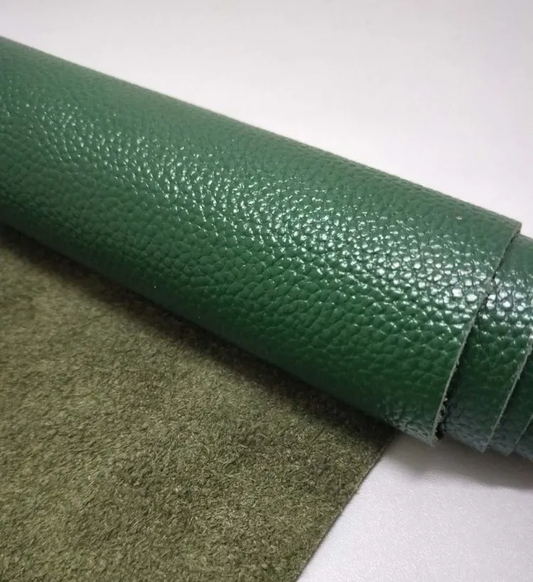 First layer cowhide green leather leather whole cowhide cowhide leather sofa soft bag handmade diy leather fabric