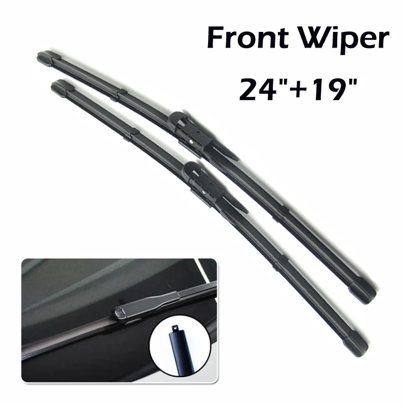 Wiper Front Rear Wiper Blades Set For Audi A3 8P 2005-2012 Windshield Windscreen 24