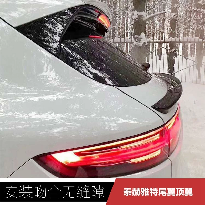 

Carbon Fiber Car Rear Wing Trunk Lip Spoilers Special tail Fits For Porsche Cayenne 2018 2019 2020