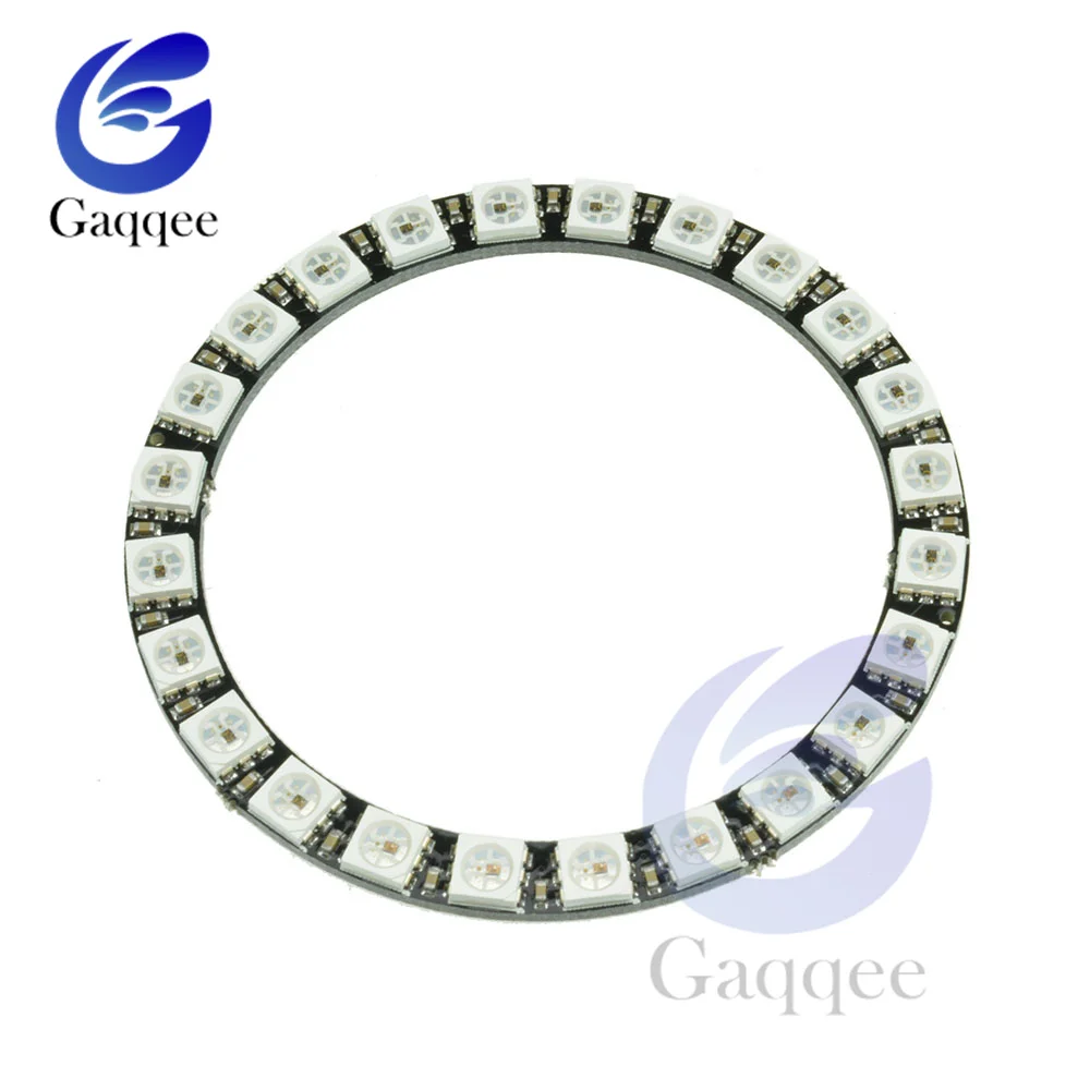 Verschillende Diameters 50Mm 60Mm 65Mm Ronde Kleine Lok Volledige Kleur Rgb Module 24 Bit 16Bit 12Bit Rgb ring Led Module Schoolbord