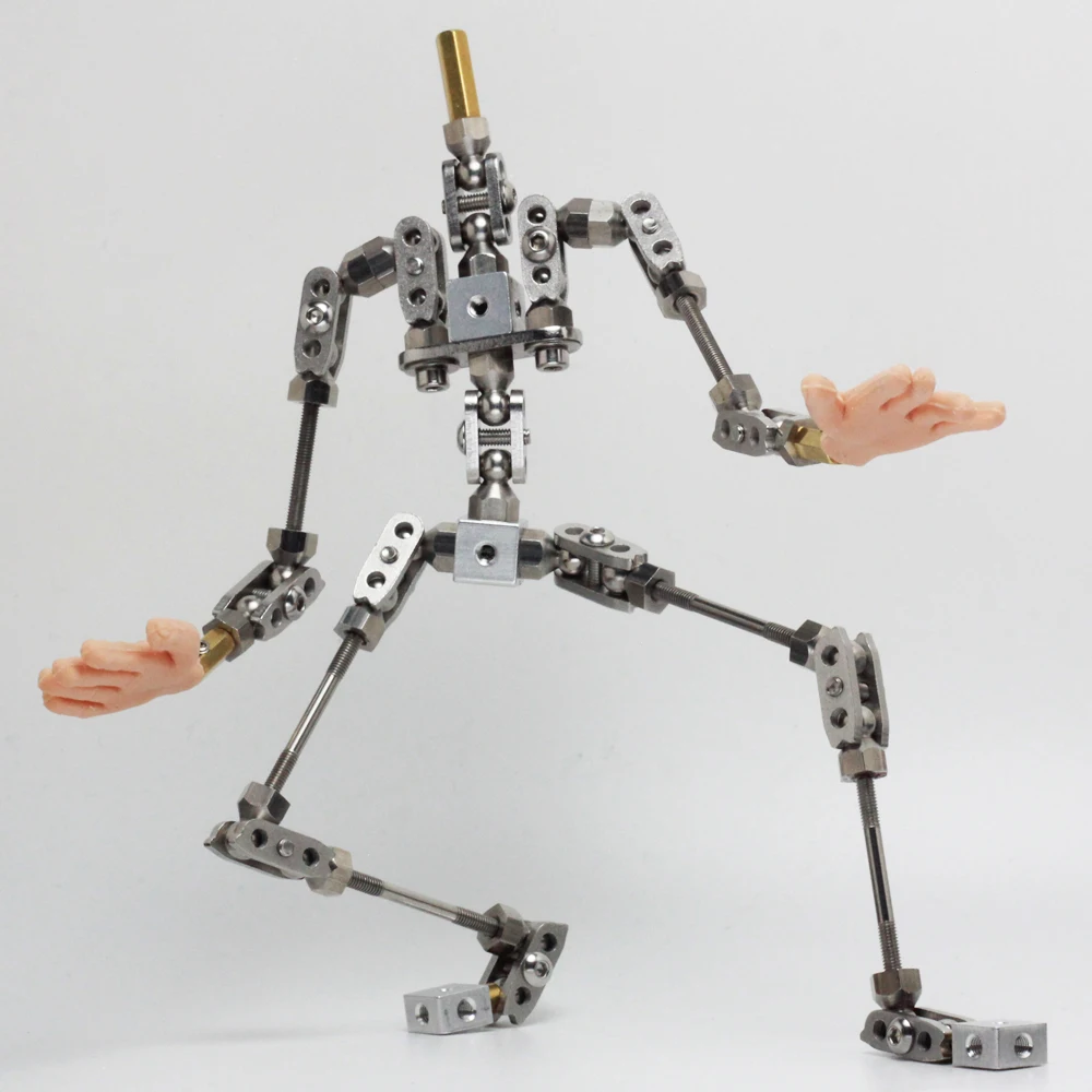 Upgraded Ready-to-assemble PMA-24 24cm high quality stainless steel animation armature puppet for Stop Motion Character