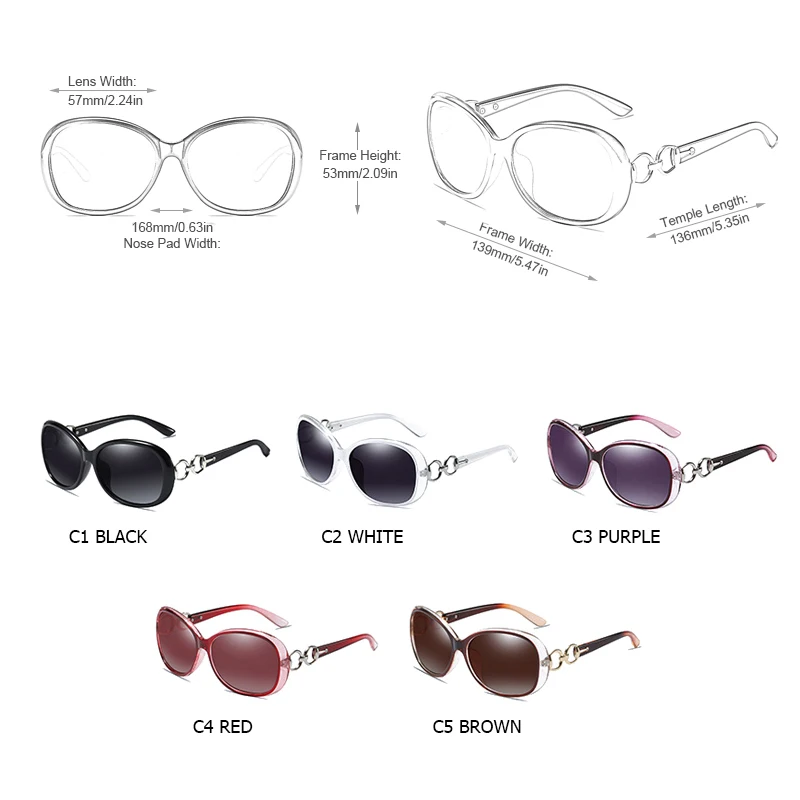 Luxruy Big Oval Sunglasses Women Classic Oversized Female Sun Glasses Fashion Driving Travelling Shades UV400