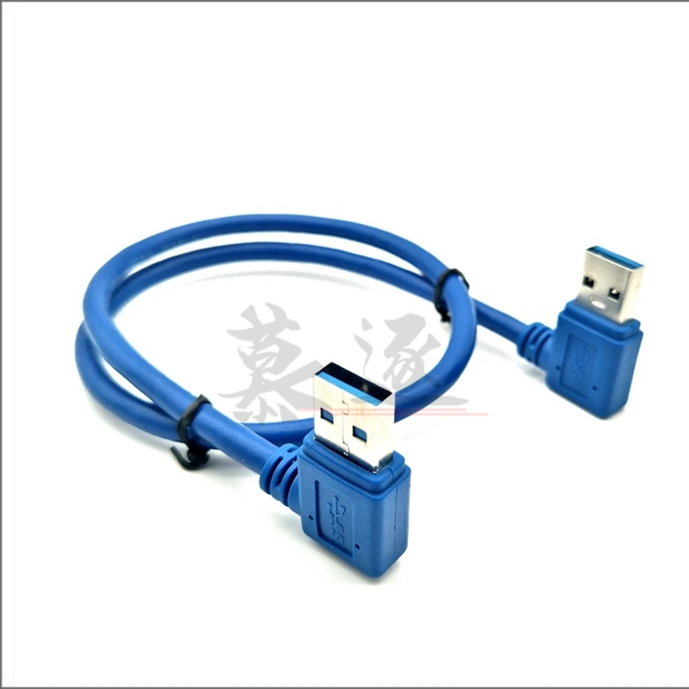 Double elbow USB 3.0 data line public to public hard disk data line radiator connection line high speed hard disk copy line