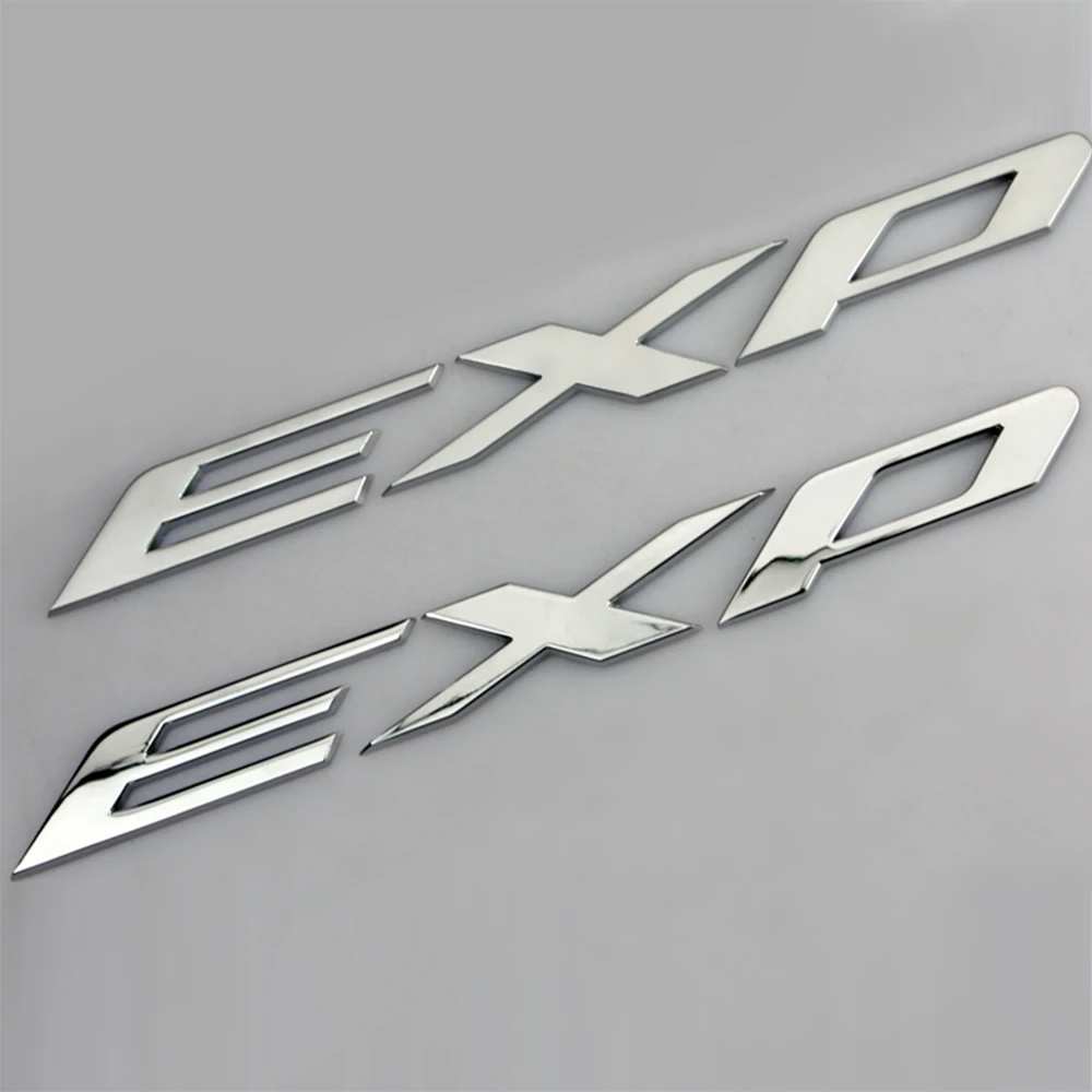 Car Chrome Bonnet Emblem Badge 3d Logo Alphabet Sticker For Ford Explorer Accessories Car Styling Exterior Decoration Auto Decal