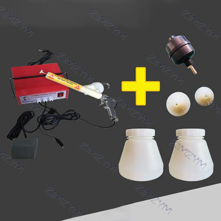 Máquina de pulverización electrostática de PC03-2, pistola de pulverización de pieza de trabajo de Metal de pintura, sistema de recubrimiento de polvo de plástico portátil, 3,3 V/220V, 110 W