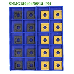 Carbide Inserts SNMG120404 SNMG120408 SNMG120412 PM YBC251 YBC252 Original  CNC Metal Turning Tool Lathe Cutter SNMG for Steel