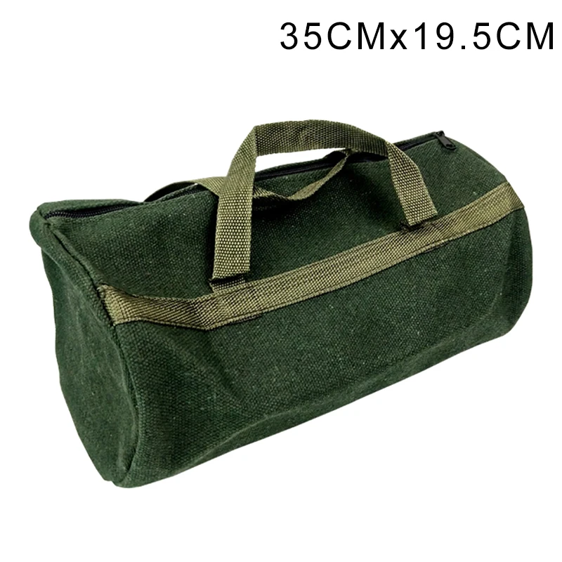 Durable Thick Canvas Pouch Tool Bags Storage Organizer Instrument Case Portable for Electrical Tool Tote Bag Multifunction Case