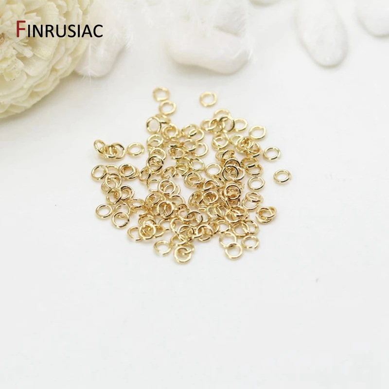 Open Jump Rings DIY Jewelry Making Supplies 2.6mm 3mm 4mm 5mm 6mm 8mm Open Ring for Earrings Bracelets Necklaces Connector Rings